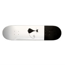 Black Whimsy Kitty 4 Skateboard