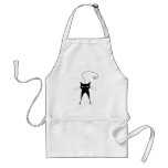 Black Whimsy Kitty 6 Aprons