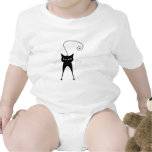 Black Whimsy Kitty 6 Bodysuits