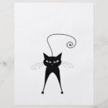 Black Whimsy Kitty 6 Flyer Design