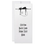 Black Whimsy Kitty 8 Full Color Rack Card