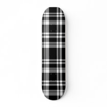 Black+Whit Plaid Board Skate Deck