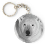 Black & Whit Polar Bear Keychain