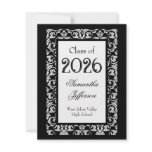Black/White 2011 Fancy Graduation Invitation