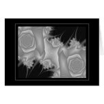 Black & White 8 (Roses) Cards