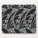 Black & White Art Nouveau Mousepad