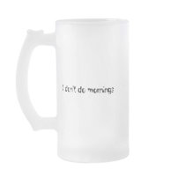 Black & White Basset Hound Frosted Mug