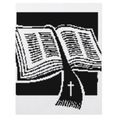 Black & White-bible-art design Flyers by marylouroche