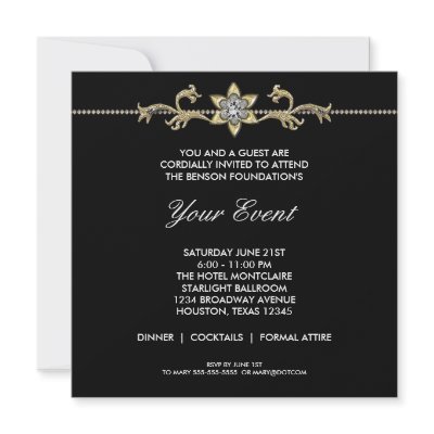 Black White Black Tie Corporate Party by decembermorning