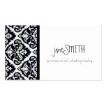 Black & White Business Card Template