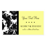Black, White & Canary business cards