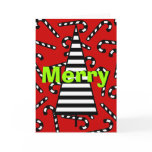 Black & White Candy Cane & Xmas Tree