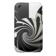 Black & White Case-Mate Case iPhone 3 Case-Mate Case