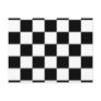 Black & White Checkered Pattern Postcard