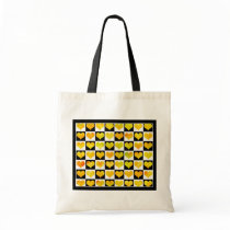 Black & White Citrus Hearts Bag
