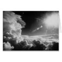 Black & White clouds cards
