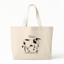 Black & White Cow bags