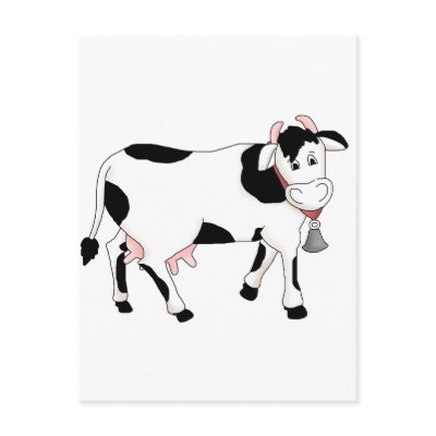 Black & White Cow by clarabellesbarn