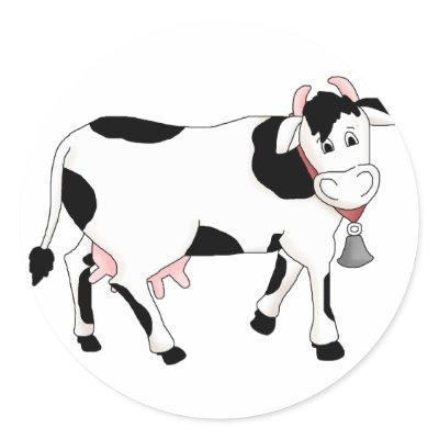 Black & White Cow by clarabellesbarn
