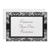Black & White Damask