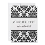 Black & White Damask
