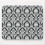 Black & White Damask Mousepad