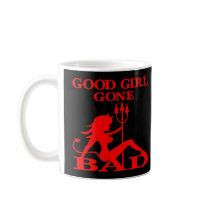 Black White Devil Good Girl Gone Bad Mug
