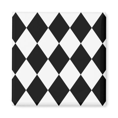 Black & White Diamonds by JuJuGarden