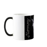 Black & White Duo Dressage Horse mug stein