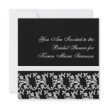 Black & White Elegance invitations