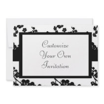 Black & White Floral