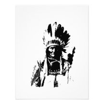 Black & White Geronimo Invitation