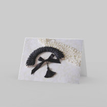 Black & White Greetings Card