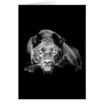 Black & White Jaguar -Wild Cats Cards