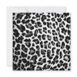 Black & White Leopard Print invitations