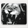 Black & White Lion Mousepad