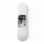 Black & White Nevermore Raven Silhouette skateboards