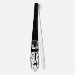 Black & White Nevermore Raven Silhouette ties