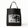 Black & White Nevermore Silhouette Raven Bag