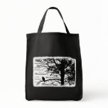 Black & White Nevermore Silhouette Raven bags
