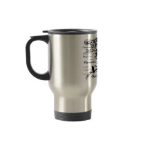Black & White Nevermore Silhouette Raven Mug