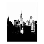 Black & White New York City Postcard