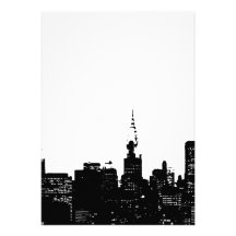 Black & White New York Invitation