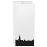 Black & White New York Silhouette Rack Card