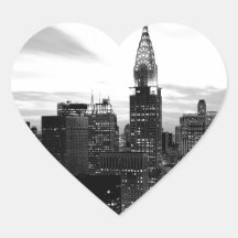 Black & White New York Sticker