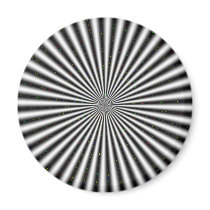 Black & White Optical Illusion Fridge Magnets