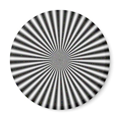 Black & White Optical Illusion Fridge Magnets by JuJuGarden