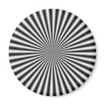 Black & White Optical Illusion magnets