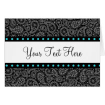 Black & White Paisley