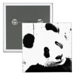 Black & White Panda Buttons